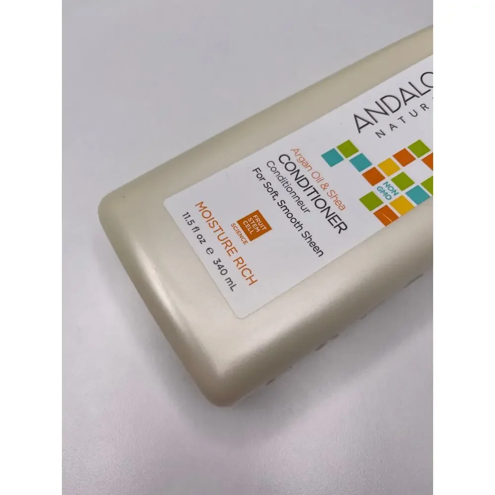 Andalou Naturals Argan Oil & Shea Moisture Rich Conditioner, 11.5oz New & Unused